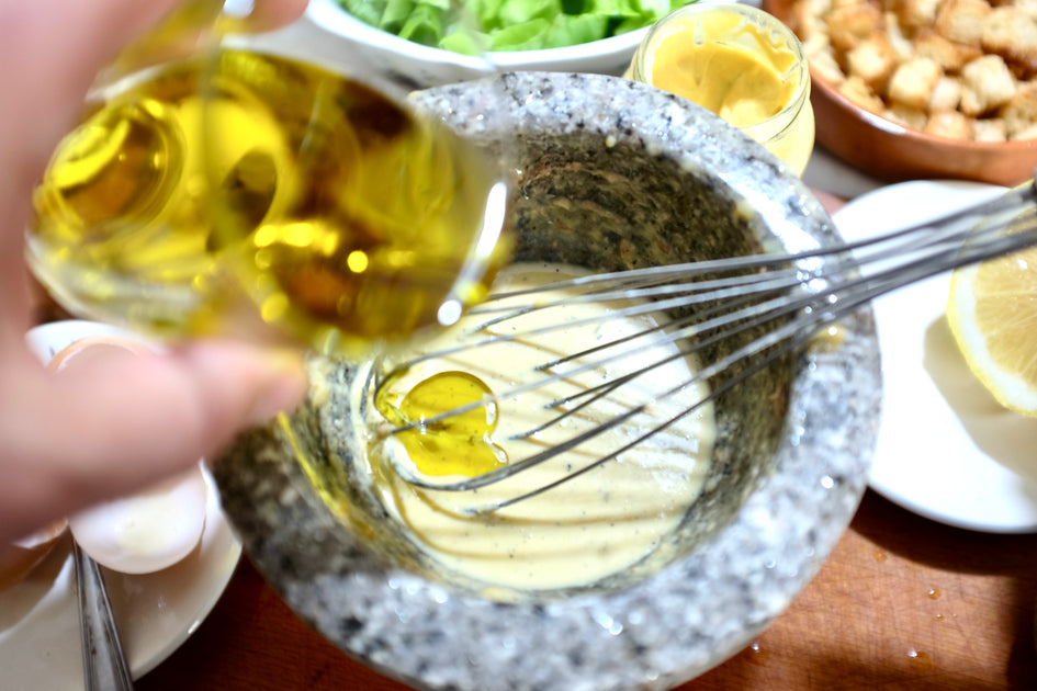 Classic Caesar Dressing recipe made with Mortar & Pestle – KROK