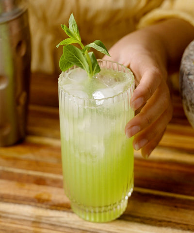 Classic Mojito with Mortar and Wooden Pestle