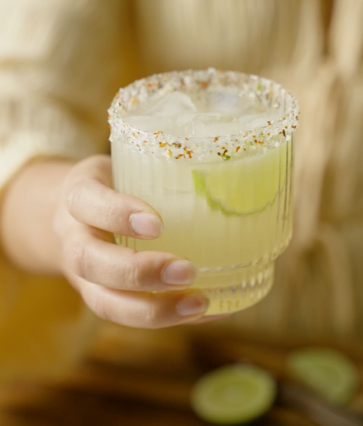 Spicy Jalapeño Margarita with Mortar and Pestle
&ndash; KROK