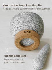 KROK Thai Granite Mortar and Pestle