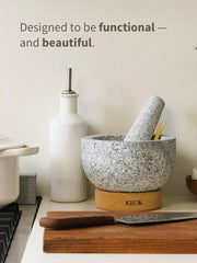 KROK Thai Granite Mortar and Pestle